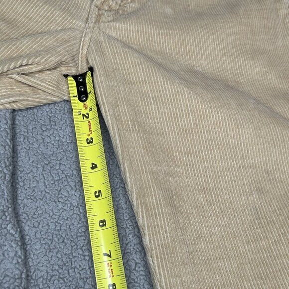 Vintage Oz Jeans Corduroy Pants Mens Tag 38 (Fits 36x35.5) Tan 70s Flare Cords - Picture 11 of 13